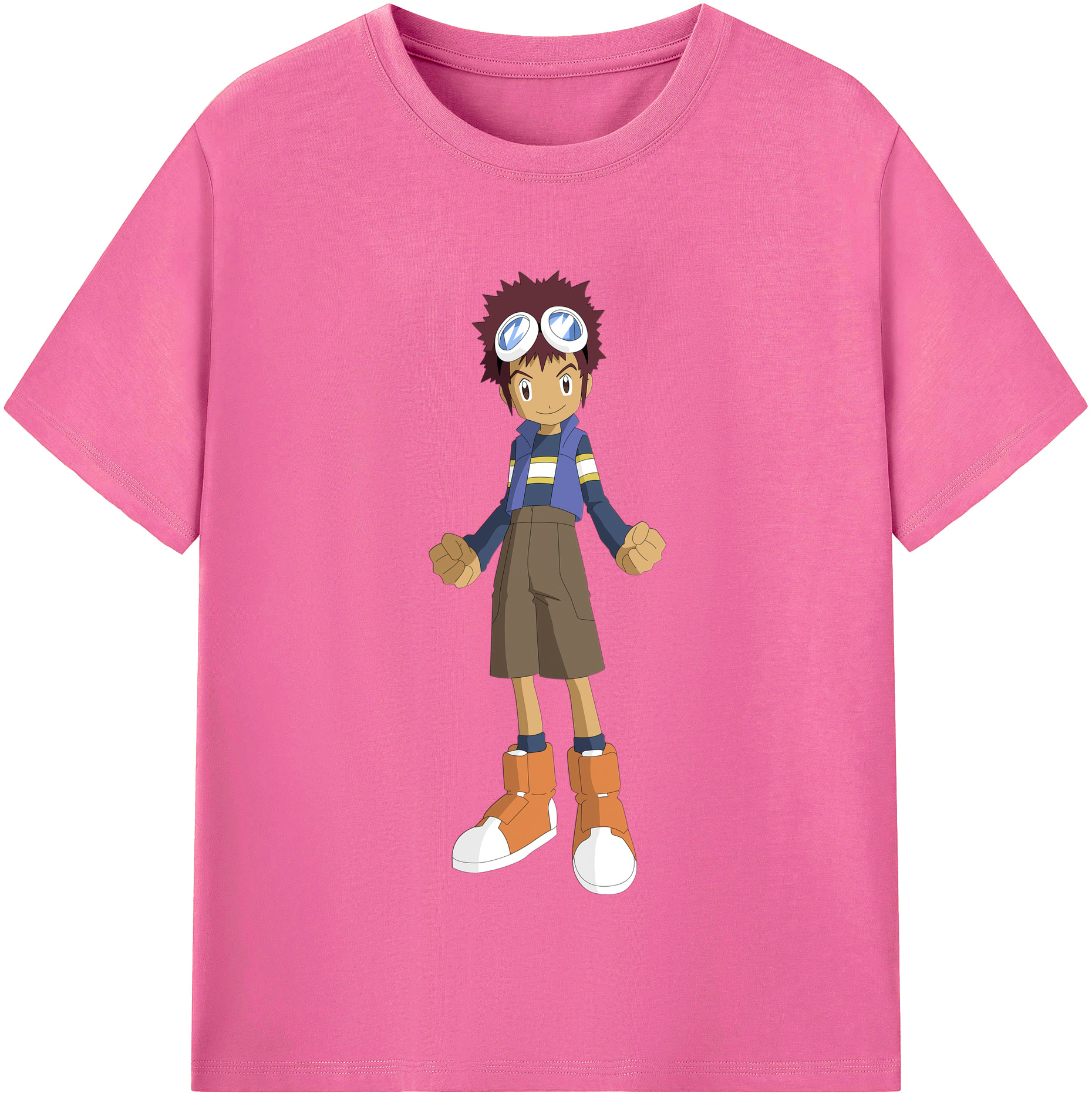 （画像用） Digimon デジタルモンスター/デジモン レディースカジュアルプリントTシャツ（綿100％）